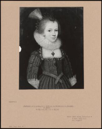 Portrait Of A Young Lady Said To Be Elizabeth Of Bohemia