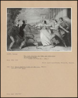 The Duel Between Sir Toby And Sebastian In Twelfth Night