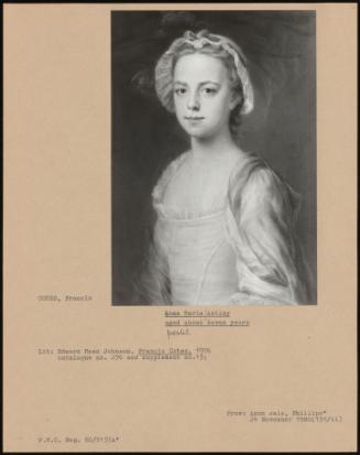 Anna Maria Astley Aged About Seven Years