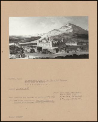 An Extensive View Of The Escorial Palace, North West Of Madrid