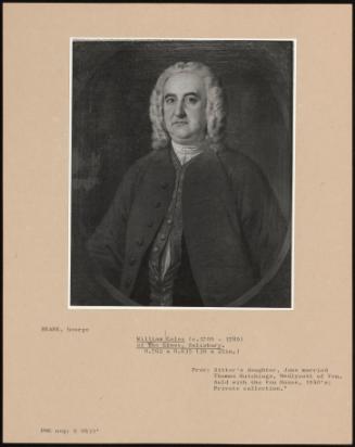 William Coles, (C 1709 - 1789) Of The Close, Salisbury