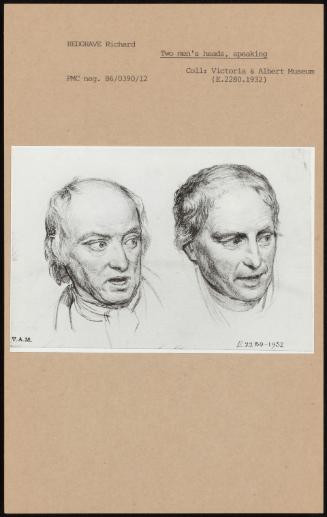 Two Men's Heads, Speaking