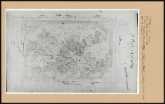 F 65r: Design For Ceiling Of Hall At Howell Grange