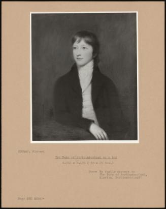 3rd Duke Of Northumberland As A Boy