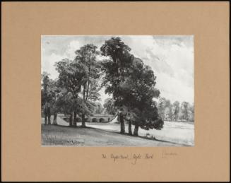 View Of The Serpentine, Hyde Park