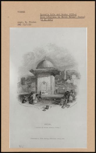 Byron's Life and Works 1832-4 Scio (Fontana De Melek Mehmet Pasha) (R II 426)