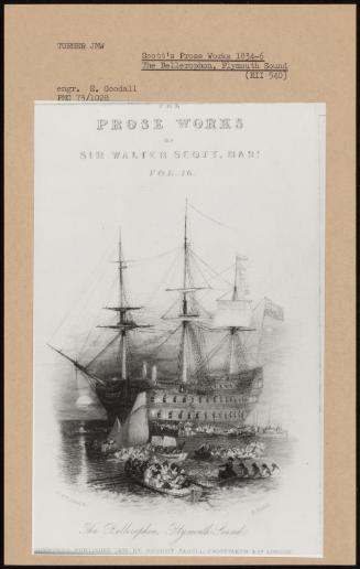 Scott's Prose Works 1834-6 The Bellerophon, Plymouth Sound (Rii 540)