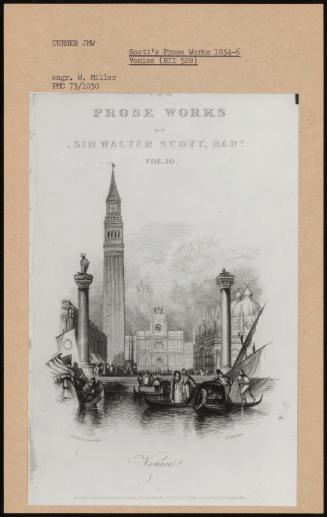 Scott's Prose Works 1834-6 Venice (Rii 528)