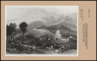 Finden's Landscape Illustrations Of The Bible 1836 (R Ii 581) Ramah And Rachel's Tomb