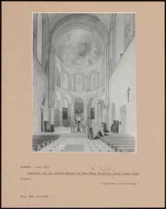 Interior Of The Abbey Church Of The Holy Trinity, Caen (East End)