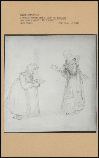 A Beggar Woman And Lady Of Fashion