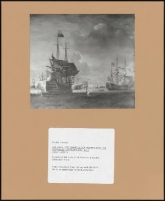 Sea Piece: The Departure Of Anson's Ship, The Centurian, From England, 1740