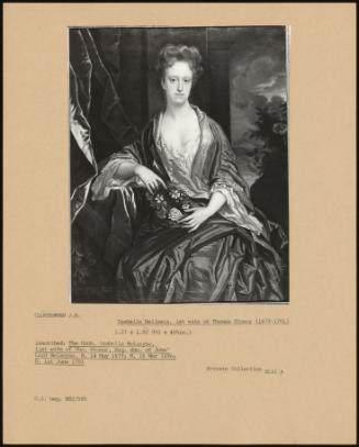 Isabella Bellasis, 1st Wife Of Thomas Stonor