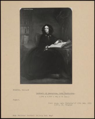 Portrait Of Georgiana, Lady Chatterton