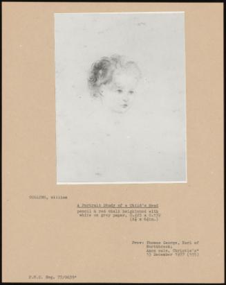 A Portrait Study Of A Child's Head