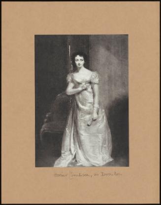 Portrait Of Harriet Smithson, The Actress, As Dorrillon.