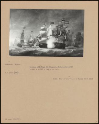 Action Off Cape St Vincent, Feb.14th, '1797