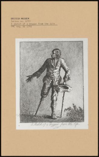 A Sketch Of A Beggar From The Life