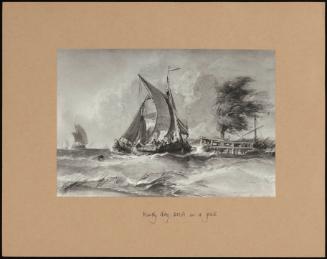 A Windy Day: Boats In A Gale