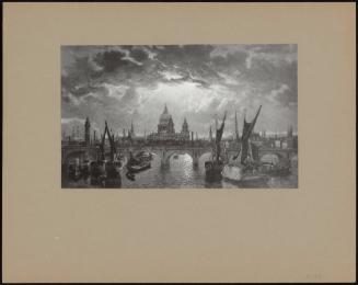 A Capricio Of London With St Paul's & Waterloo Bridge