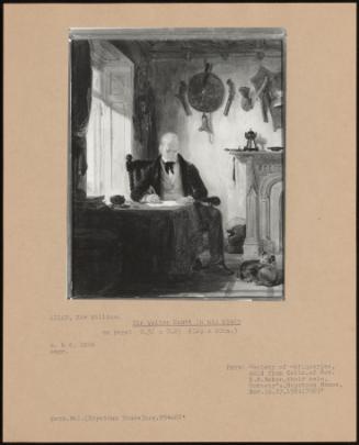 Sir Walter Scott In His Study