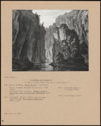 A Chasm, With Figures