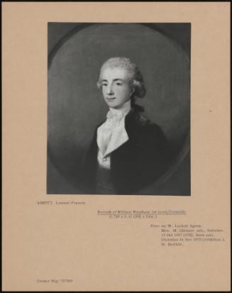 Portrait Of William Wyndham 1st Lord Grenville