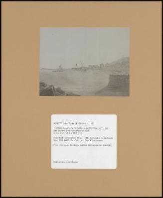 The Harbour At Lyme Regis, November 16th 1825