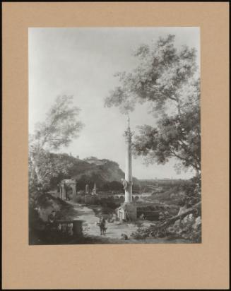 Landscape Capriccio With Column