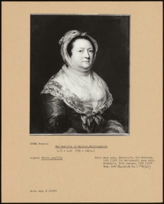 Mrs Hamilton Of Raploch, Stirlingshire