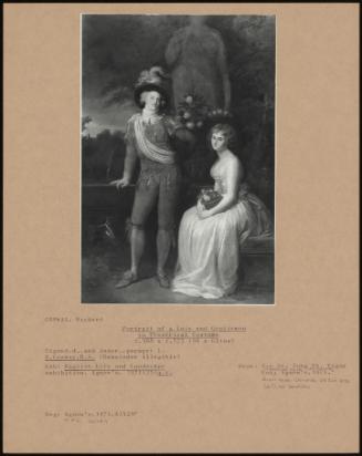 Portrait Of A Lady And Gentleman In Theatrical Costume