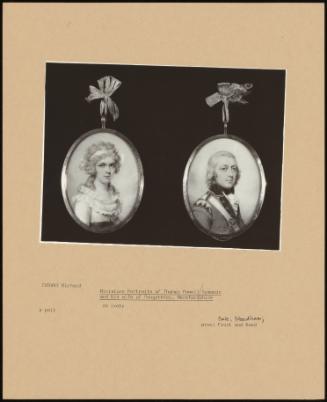 Miniature Portraits Of Thomas Powell Symonds And His Wife Of Pengethley, Herefordshire