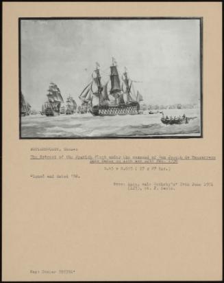 The Retreat Of The Spanish Fleet Under The Command Of Don Joseph De Mazarredo Into Cadiz On 11th And 12th Feb. 1798