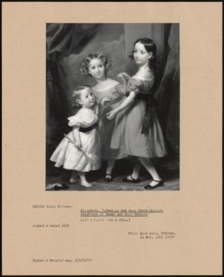 Elizabeth, Catherine And Lucy Sarah Holroyd, Daughters Of Henry And Lucy Holroyd