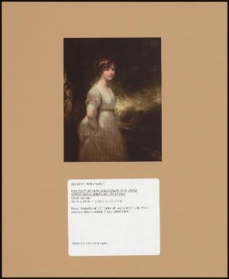 Portrait Of Lady Godolphin, In A White Dress And A Jewelled Headband