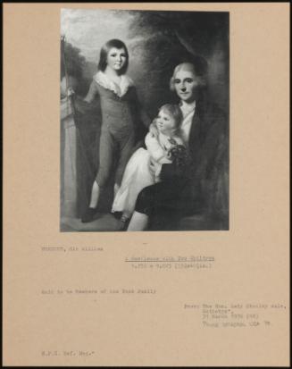 A Gentleman With Two Children