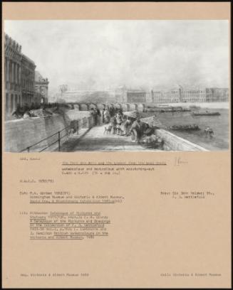 The Pont Des Arts And The Louvre From The Quai Conti