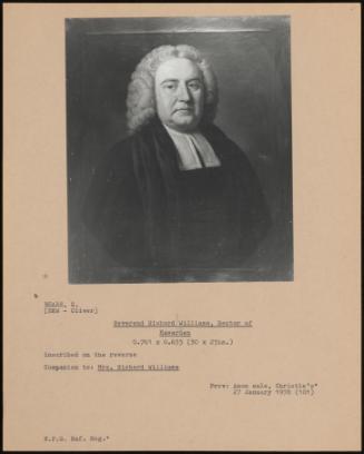 Reverend Richard Williams, Rector Of Hawarden