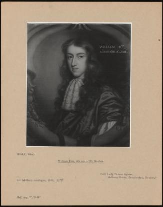 William Fox, 4th Son Of Sir Stephen