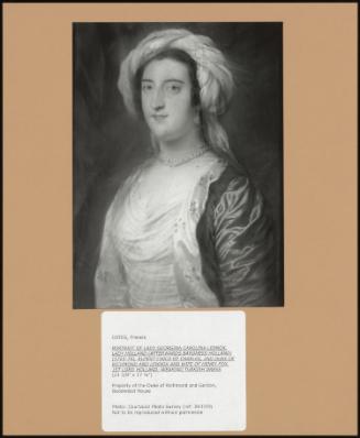 Portrait Of Lady Georgina Carolina Lennox, Lady Holland (Afterwards Baroness Holland) (1723-74), Eldest Child Of Charles, 2nd Duke Of Richmond And Lennox And Wife Of Henry Fox, 1st Lord Holland Wearing Turkish Dress