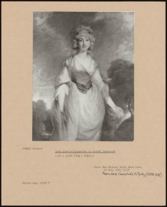 Lady Almeira Carpenter In Wooded Landscape