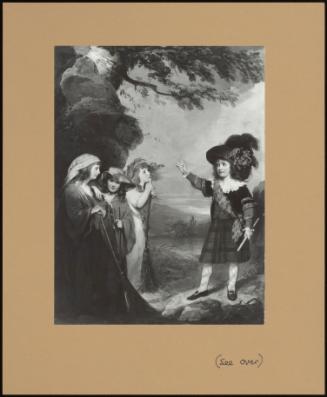 Four Children Play Acting As Macbeth And The Three Witches