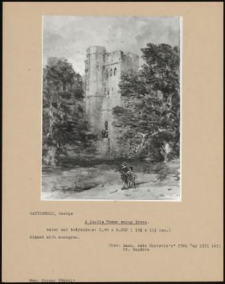 A Castle Tower Among Trees