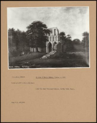 A View Of Roche Abbey, Yorks, C. 1815
