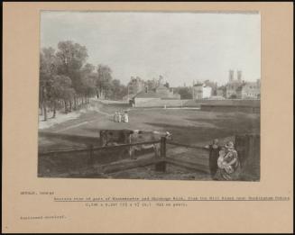 Western View Of Part Of Westminster And Birdcage Walk, From The Mill House Near Buckingham Palace