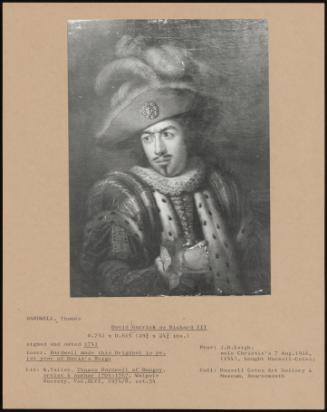 David Garrick As Richard III