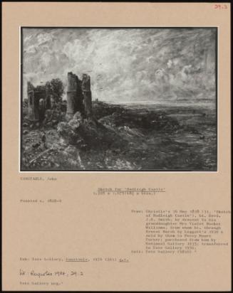 Sketch For 'hadleigh Castle'