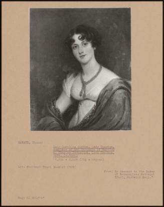 Lady Caroline Gordon, Lady Chesham, Daughter Of 9th Marquess Of Huntley M. Charles Cavendish, Lord Chesham, 1814. (d.1886)