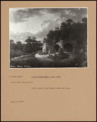 A View Of Roche Abbey, Yorks, C. 1815