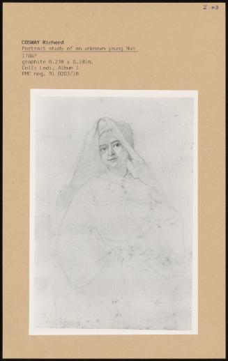 Portrait Study Of An Unknown Young Nun